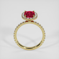 2.05 Ct. Ruby Ring, 14K Yellow Gold 3