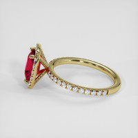 2.05 Ct. Ruby Ring, 14K Yellow Gold 4