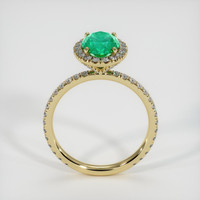 2.12 Ct. Emerald Ring, 18K Yellow Gold 3