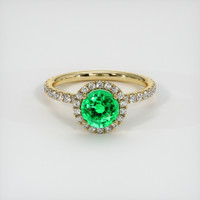 Emerald Ring 1.05 Ct. 18K Yellow Gold Preview