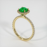 Emerald Ring 1.05 Ct. 18K Yellow Gold Preview