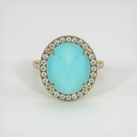 5.68 Ct. Gemstone Ring, 18K Yellow Gold 1