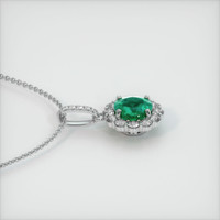 Emerald Pendant 3.10 Ct. 18K White Gold Preview