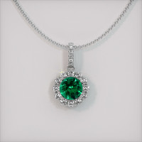 Emerald Pendant 1.74 Ct., 18K White Gold Preview