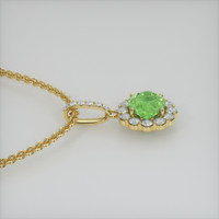 0.90 Ct. Gemstone Pendant, 14K Yellow Gold 3