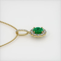 Emerald Pendant 0.98 Ct., 18K Yellow Gold Preview