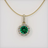 Emerald Pendant 1.74 Ct., 18K Yellow Gold Preview