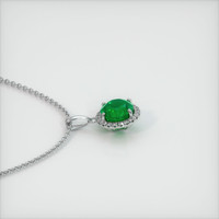 3.81 Ct. Emerald Pendant, Platinum 950 3