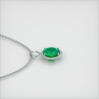 Emerald Pendant 1.08 Ct. 18K White Gold Preview