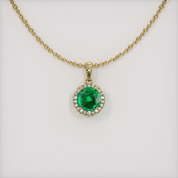 Emerald Pendant 3.81 Ct., 18K Yellow Gold Preview