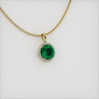 Emerald Pendant 1.23 Ct. 18K Yellow Gold Preview