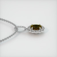 1.15 Ct. Gemstone Pendant, Platinum 950 3