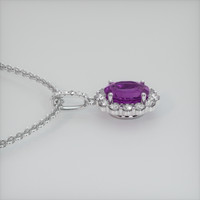 1.47 Ct. Gemstone Pendant, Platinum 950 3