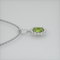 2.25 Ct. Gemstone Pendant, Platinum 950 3