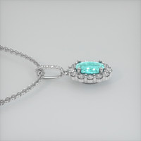 1.82 Ct. Gemstone Pendant, Platinum 950 3