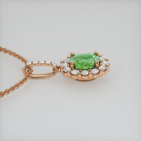 1.53 Ct. Gemstone Pendant, 14K Rose Gold 3