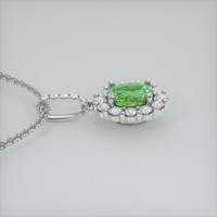 1.53 Ct. Gemstone Pendant, 14K White Gold 3