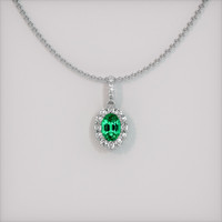 Emerald Pendant 1.66 Ct., 18K White Gold Preview