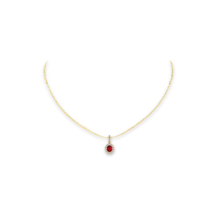 Jewelry image on model