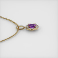 1.46 Ct. Sapphire Pendant, 14K Yellow Gold 3