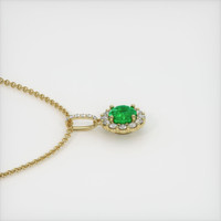Emerald Pendant 1.05 Ct., 18K Yellow Gold Preview