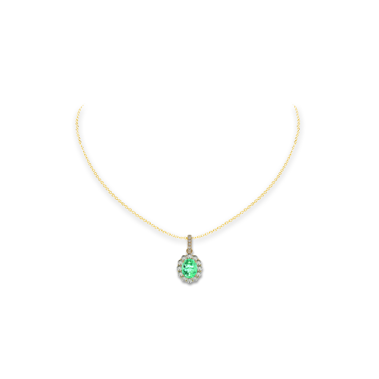 Jewelry image on model