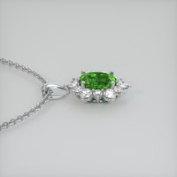 0.73 Ct. Gemstone Pendant, Platinum 950 3