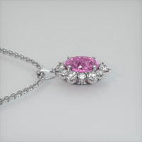 2.16 Ct. Gemstone Pendant, Platinum 950 3