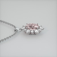 3.10 Ct. Gemstone Pendant, Platinum 950 3