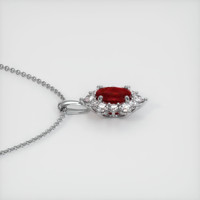 1.54 Ct. Ruby Pendant, Platinum 950 3