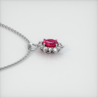 2.47 Ct. Ruby Pendant, Platinum 950 3