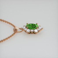 0.73 Ct. Gemstone Pendant, 14K Rose Gold 3