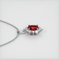 Ruby Pendant 2.10 Ct., 14K White Gold Preview