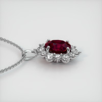 1.66 Ct. Ruby Pendant, 14K White Gold 3