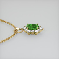 0.73 Ct. Gemstone Pendant, 14K Yellow Gold 3