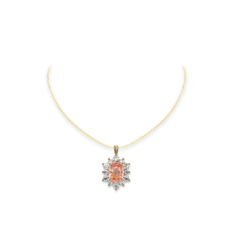 Jewelry image on model