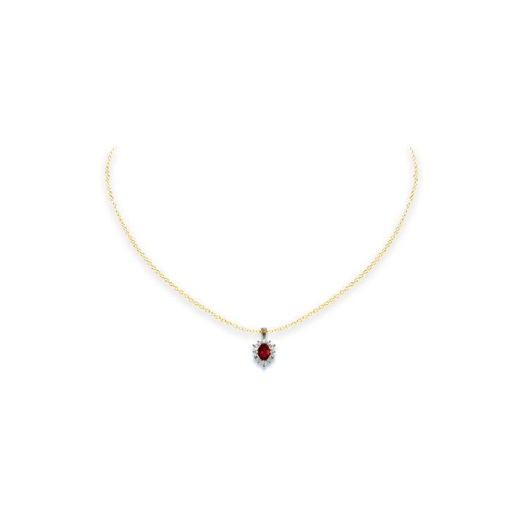 Jewelry image on model