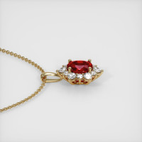 Ruby Pendant 2.10 Ct. 14K Yellow Gold Preview