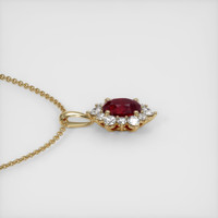 1.88 Ct. Ruby Pendant, 14K Yellow Gold 3