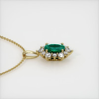 Emerald Pendant 1.00 Ct., 18K Yellow Gold Preview