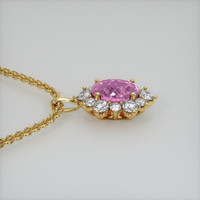 2.16 Ct. Gemstone Pendant, 18K Yellow Gold 3