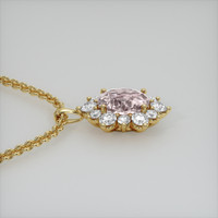 3.10 Ct. Gemstone Pendant, 18K Yellow Gold 3