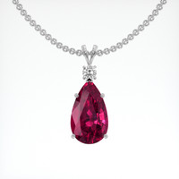 10.78 Ct. Gemstone Pendant, Platinum 950 1