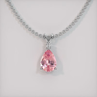 0.99 Ct. Sapphire Pendant, Platinum 950 1