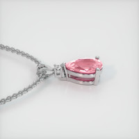 0.99 Ct. Sapphire Pendant, 14K White Gold 3