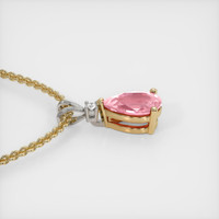 0.99 Ct. Sapphire Pendant, 14K Yellow & White 3