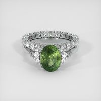 2.84 Ct. Sapphire Ring, Platinum 950 1