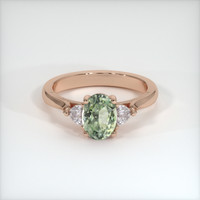 1.33 Ct. Sapphire Ring, 18K Rose Gold 1