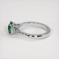 1.62 Ct. Green Sapphire Ring, 14K White Gold 4