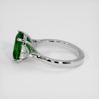 2.97 Ct. Emerald Ring, 18K White Gold 4